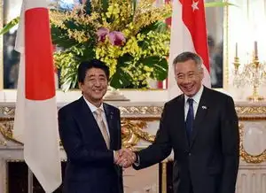 李显龙和安倍晋三