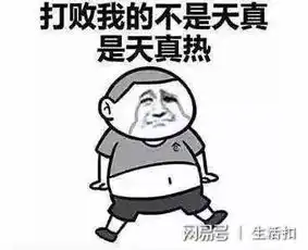 夏天热的图片 搞笑图片
