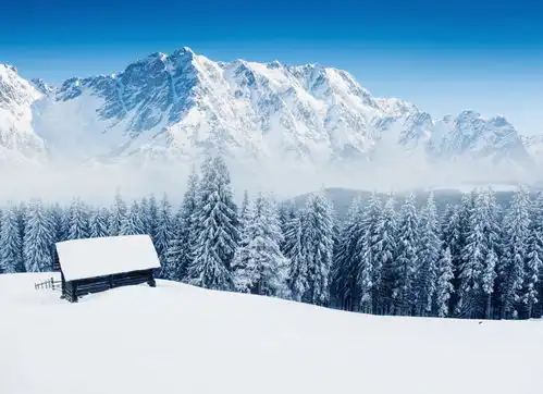  高清冬季冬天雪景自然风景jpg图片摄影图下载至来源处