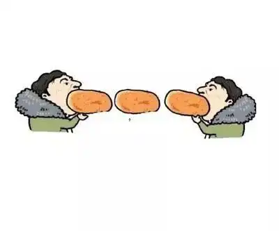  每日表情王思聪吃热狗