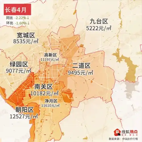  权威发布2021年4月热门城市房价地图