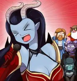  dota2原创恶搞涂鸦虎妞代表月亮消灭你组图