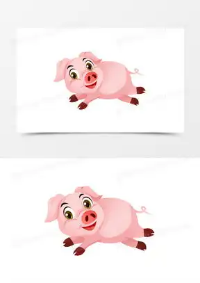  胖猪图片大全可爱搞笑