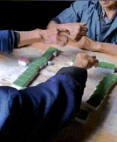  搞笑gif哈士奇打架从来没赢过,吵架就没输过