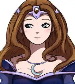  dota2原创恶搞涂鸦虎妞代表月亮消灭你