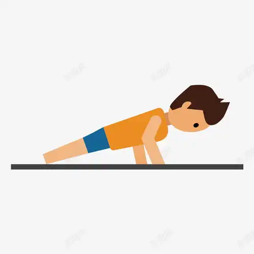  卡通全民健身日俯卧撑人物矢量图青春青春活力元素免抠png设计图片免费下载页面网页平面电商创意素材人物素材