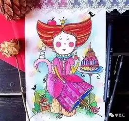  美妙的彩铅卡通画,让我们一起找回童心吧