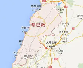  黎巴嫩地图黎巴嫩首都地图黎巴嫩热门城市地图