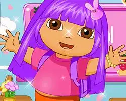 朵拉的新发型  朵拉的新发型