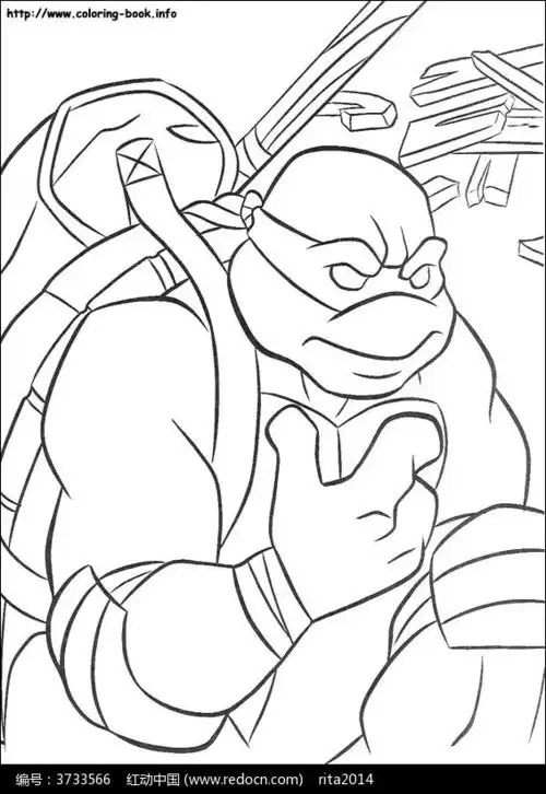卡通忍者神龟乌龟线描图片免费下载编号3733566红动网  卡通忍者神龟乌龟线描图片免费下载编号3733566红动网
