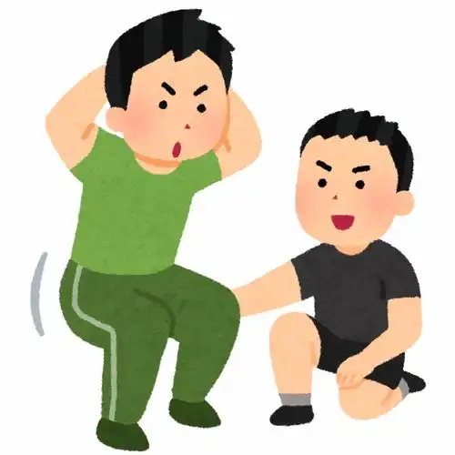  健身房肌肉动感单车举铁跑步机健身教练有氧运动健身锻炼卡通插画免扣素材手绘png27插画运动比赛健身