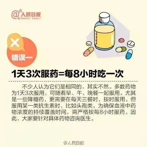  牢记9个常见的用药误区,有些能致命