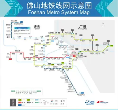 佛山顺德地铁站线路图