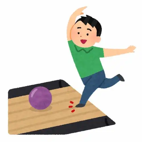  保龄球卡通插画免扣素材手绘png1插画运动比赛健身