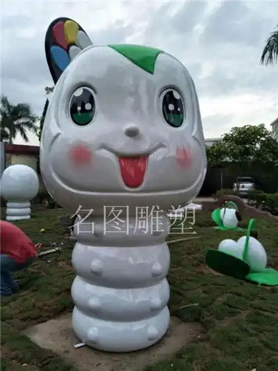 跳舞女孩雕塑,玻璃钢卡通人物雕塑-黄页88网