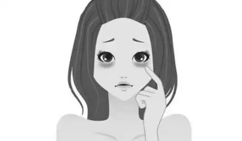 黑眼圈真人搞笑图片少女