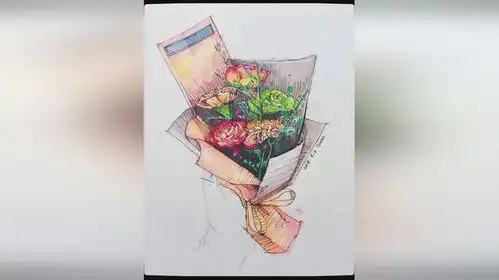 教师节送老师花画