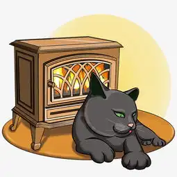 猫咪取暖图片搞笑