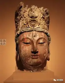  宋代木雕体态优雅,精雕细绘的彩绘木雕菩萨像