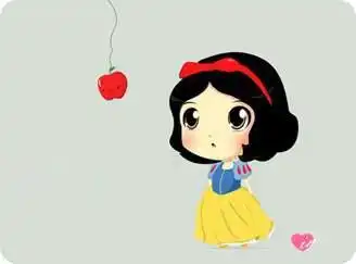  求白雪公主的q版完整图片