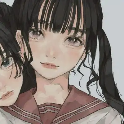 减肥头像女卡通