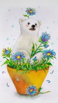  一树画室寒假课彩铅小动物素描静物彩铅花卉水彩花卉