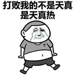 夏天热的图片 搞笑图片