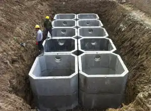 水泥化粪池图片
