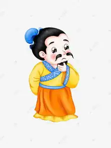  卡通彩色古代员外可商用元素素材图片免费下载千库网