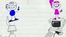  铅笔画小人搞笑动漫游戏