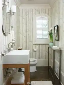  漂亮的小浴室设计