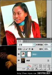  photoshop合成搞笑版凤姐的浅笑