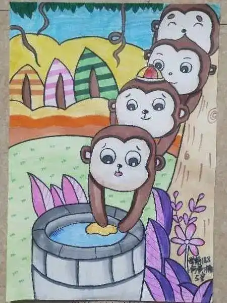 立木为信的故事画画