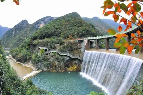 郧西五龙河风景区图片