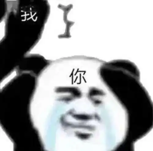 没你不行熊猫头表情包互