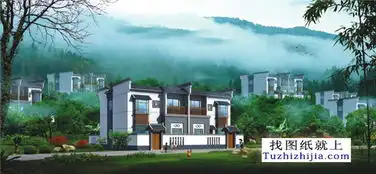 290平方米农村实用的二层双拼全套房屋施工设计图16x18米  290平方米农村实用的二层双拼全套房屋施工设计图16x18米