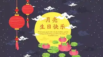  晚安故事月亮生日快乐