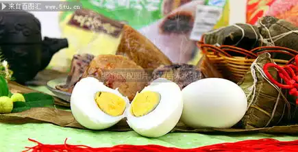  粽子咸蛋图片素材端午美食图片