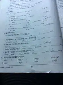  英语问题,最好写着纸上然后拍照