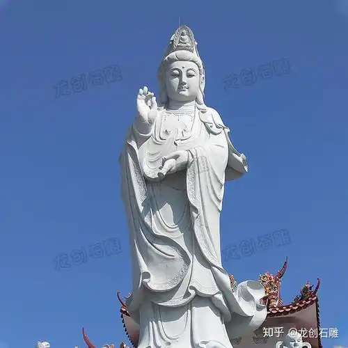  石雕观音菩萨像图片大全