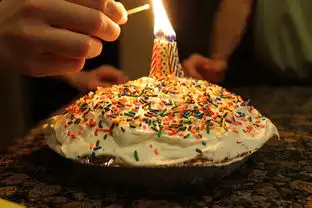  梦想着有一天在你生日送上你最爱的蛋糕