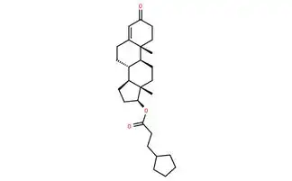  环戊丙酸睾酮结构式