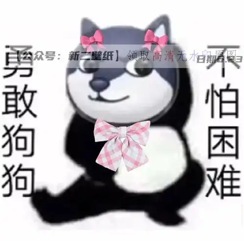  勇敢牛牛不怕困难抖音热门图片表情包
