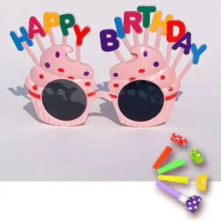 生日搞怪眼镜创意闺蜜礼物派对网红同款眼镜生日快乐眼镜搞笑装饰  生日搞怪眼镜创意闺蜜礼物派对网红同款眼镜生日快乐眼镜搞笑装饰