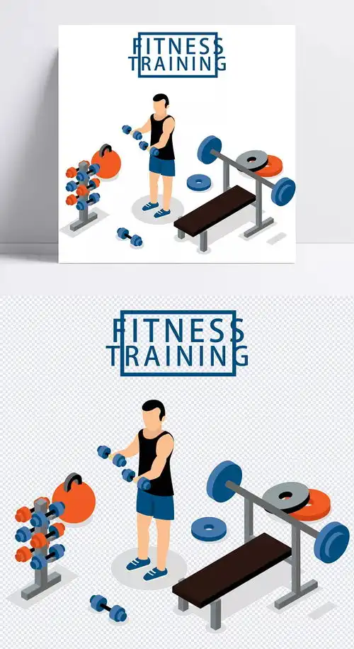  矢量健身房背景素材矢量图形,矢量,矢量素材,矢量健身房,卡通,卡通健身房,标签元素.暒涳