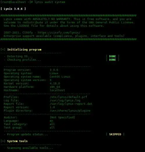  如何在centos8中安装lynis审计工具