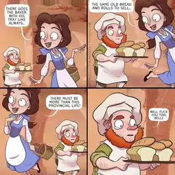  毁童年的恶搞迪士尼漫画组图
