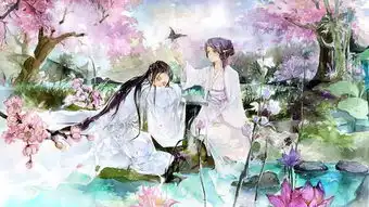  求几张唯美的古装动漫人物图片,最好是1366768的