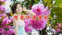  漂亮女歌手唱情歌想着你亲爱的,一开口就听醉了,好听极了