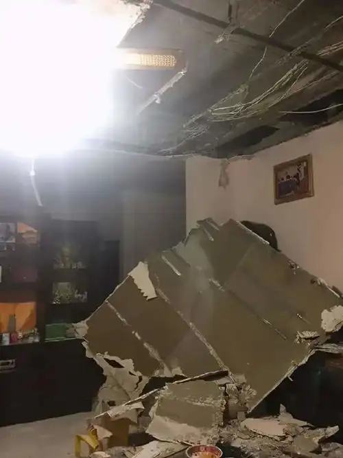  哈士奇抓老鼠,居然把房顶给整塌了,网友这狗还能要吗